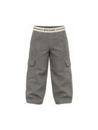 Pantaloni per bambino Palm Angels Kids grigi con logo in vita F6PAJBPA139 110 PALM ANGELS KIDS 