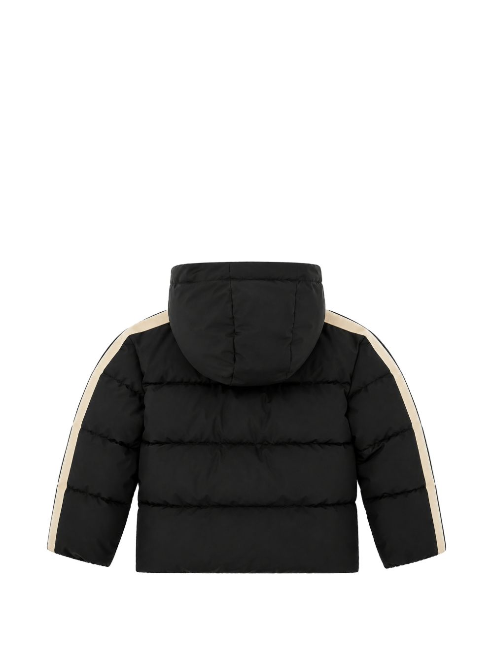 Giubbino per bambino Palm Angels Kids nero con stampa logo sul davanti F6PAJBPF005 110 PALM ANGELS KIDS 
