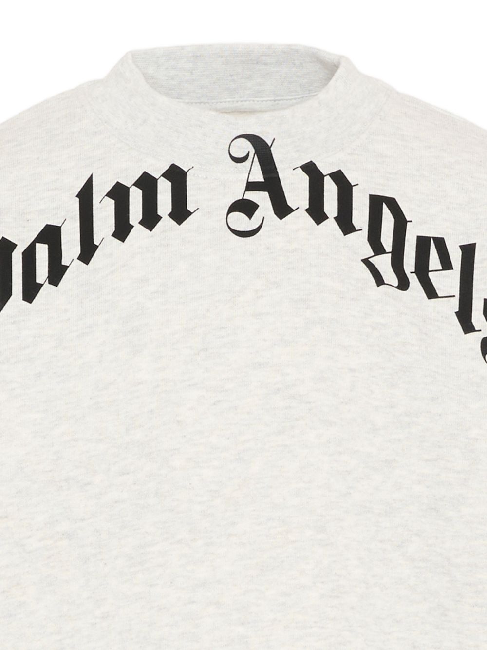 Felpa per bambino Palm Angels Kids grigia con logo sul davanti F6PAJBSW014 101 PALM ANGELS KIDS 