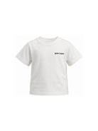 T-shirt per bambini Palm Angels Kids bianca con stampa logo F6PAJBTH017 412 PALM ANGELS KIDS 