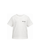 T-shirt per bambino Palm Angels Kids bianca con stampa del logo F6PAJBTH026 412 PALM ANGELS KIDS 