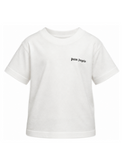 T-shirt per bambino Palm Angels Kids bianca con stampa del logo F6PAJBTH026 412 PALM ANGELS KIDS 