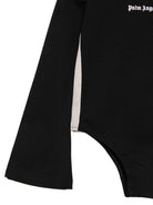 Body per bambina Palm Angels Kids nero con stampa logo sul davanti F6PAJGBY042 110 PALM ANGELS KIDS 