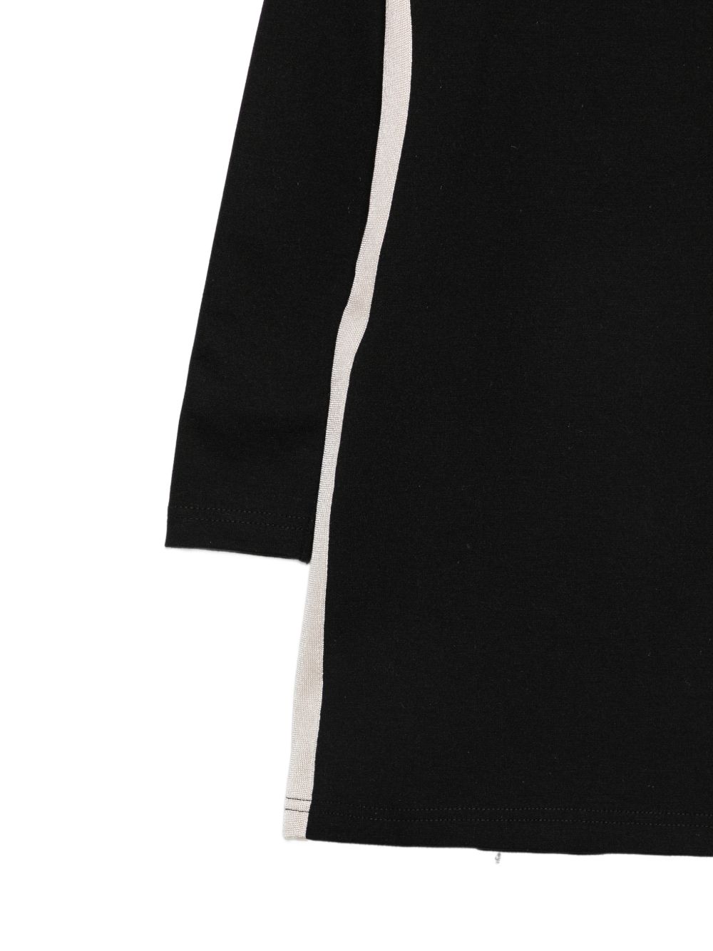 Abito per bambina Palm Angels Kids nero con stampa logo sul davanti F6PAJGDR041 110 PALM ANGELS KIDS 