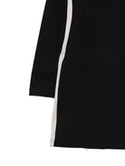 Abito per bambina Palm Angels Kids nero con stampa logo sul davanti F6PAJGDR041 110 PALM ANGELS KIDS 