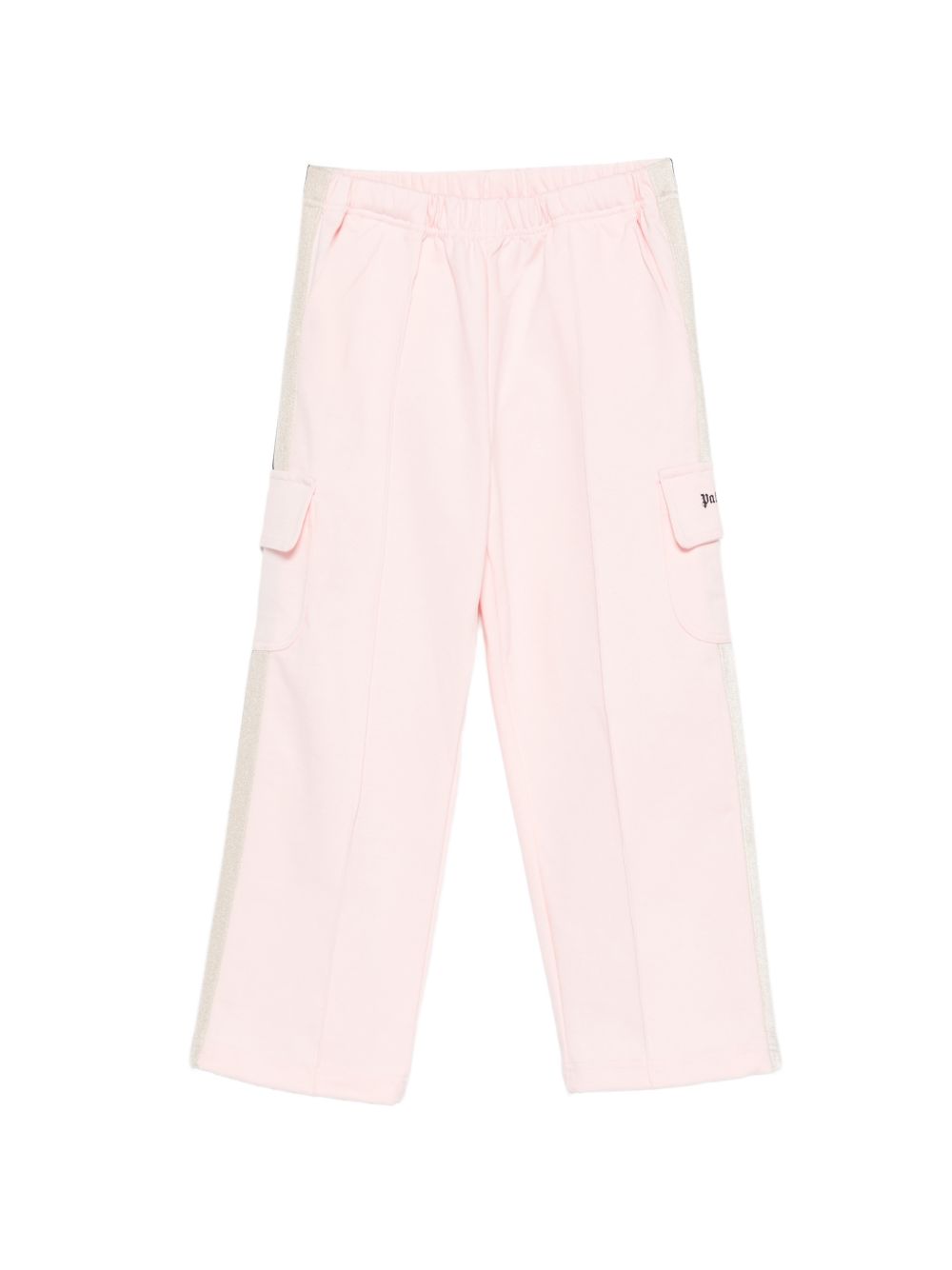 Cargo con stampa per bambina Palm Angels Kids rosa con logo laterale F6PAJGFP040 042 PALM ANGELS KIDS 