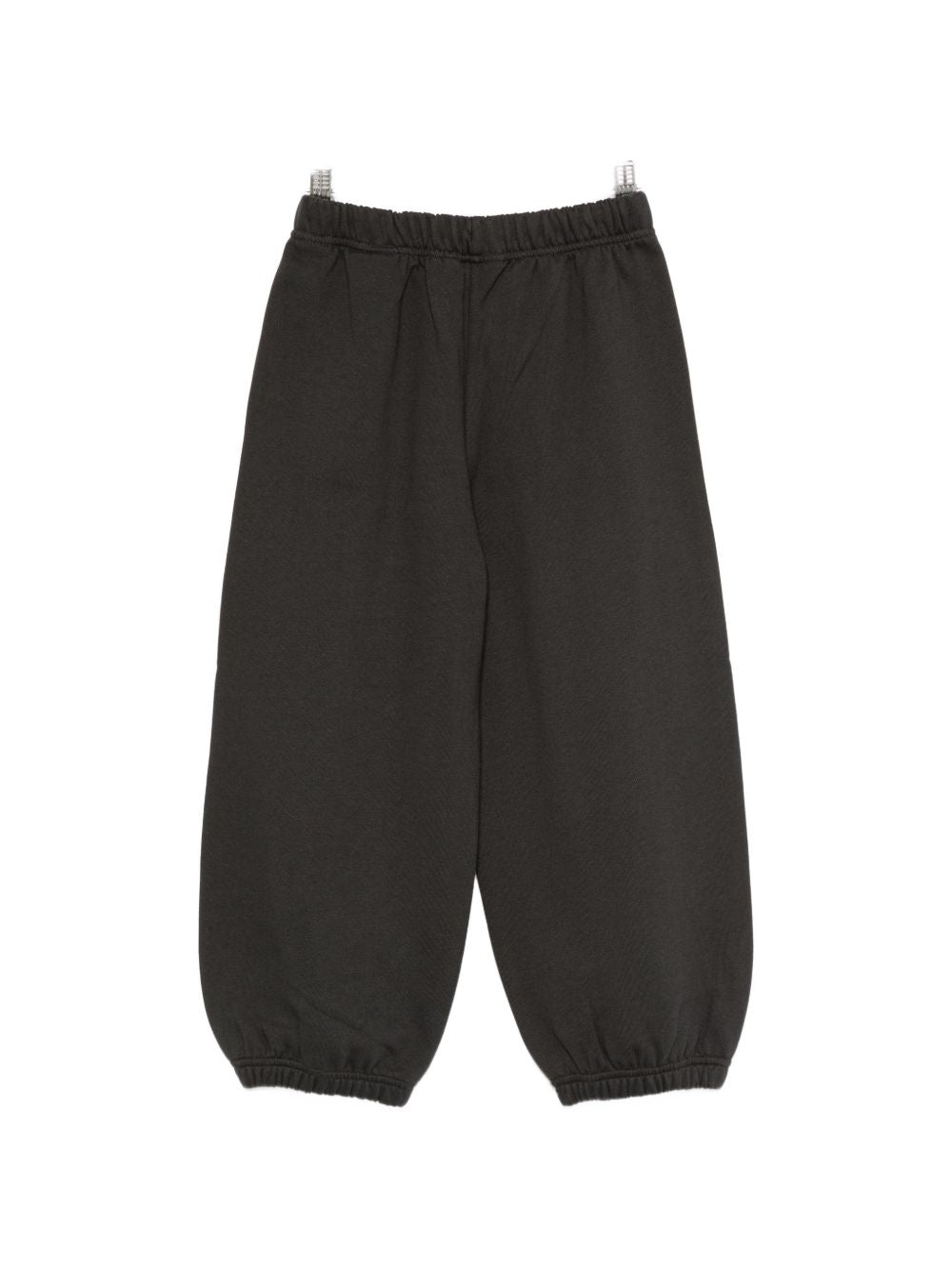 Cargo con coulisse per bambina Palm Angels neri con logo F6PAJGFP054 110 PALM ANGELS KIDS 