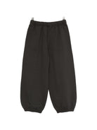 Cargo con coulisse per bambina Palm Angels neri con logo F6PAJGFP054 110 PALM ANGELS KIDS 