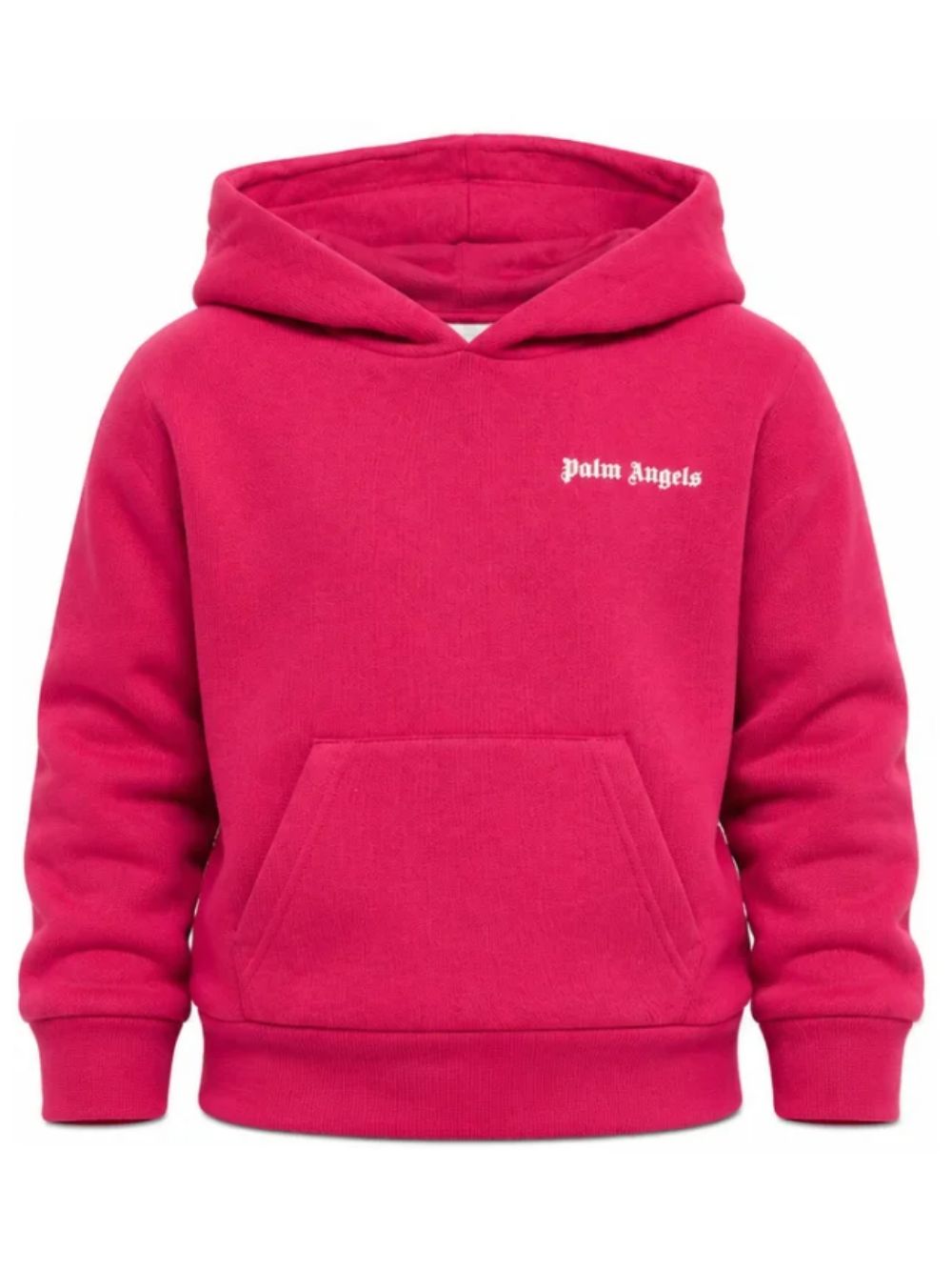 Felpa per bambina Palm Angels Kids fucsia con stampa logo sul davanti F6PAJGHS063 402 PALM ANGELS KIDS 