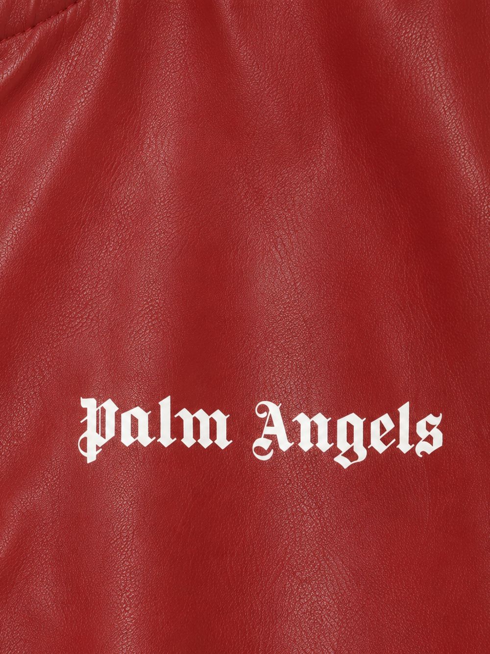 Giubbino per bambino Palm Angels Kids rosso con logo sul davanti F6PAJGJK164 402 PALM ANGELS KIDS 