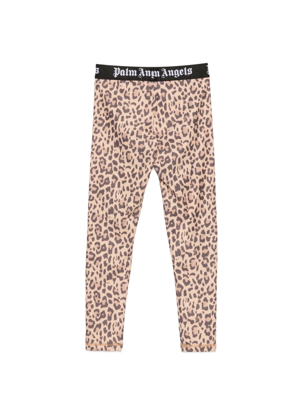 Leggings per bambina Palm Angels Kids beige con fantasia animalier F6PAJGLG126 220 PALM ANGELS KIDS 