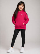 Leggings per bambina Palm Angels nero con fascia in vita logo F6PAJGLG127 110 PALM ANGELS KIDS 