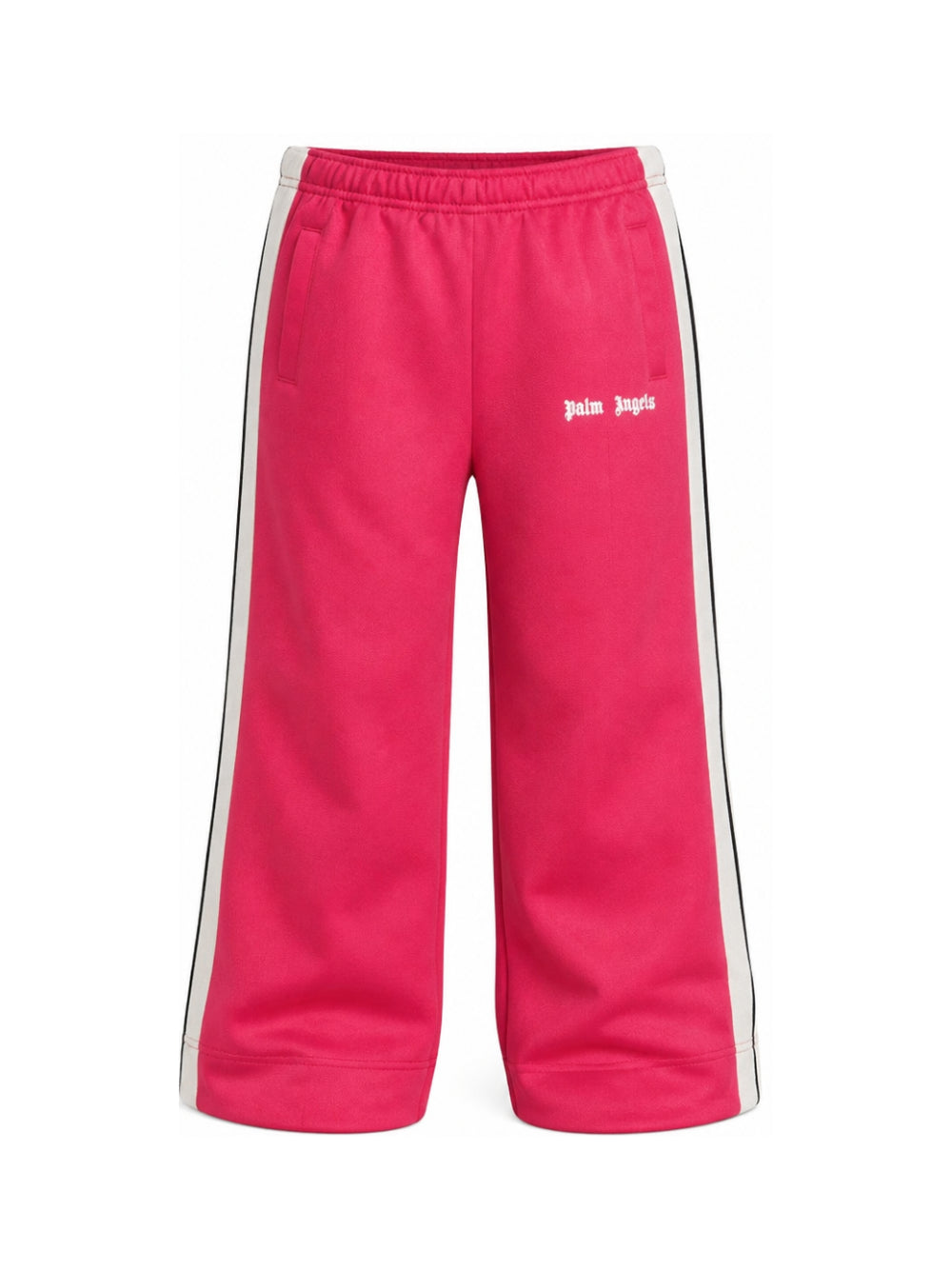 Pantaloni sportivi per bambina Palm Angels Kids fucsia con dettagli a righe F6PAJGPA048 402 PALM ANGELS KIDS 