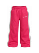 Pantaloni sportivi per bambina Palm Angels Kids fucsia con dettagli a righe F6PAJGPA048 402 PALM ANGELS KIDS 