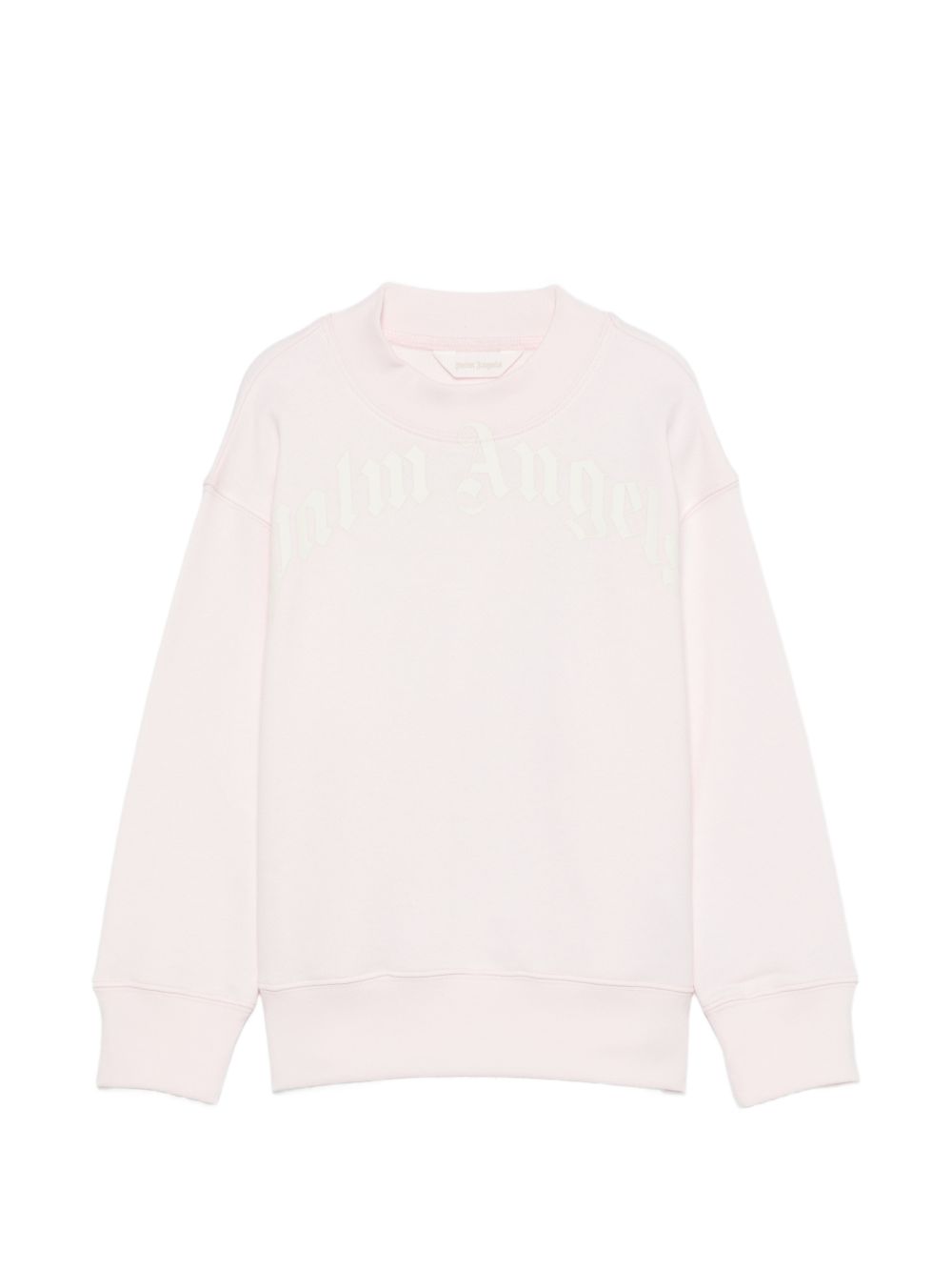 Felpa per bambina Palm Angels Kids rosa con logo sul davanti F6PAJGSW033 042 PALM ANGELS KIDS 
