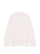 Felpa per bambina Palm Angels Kids rosa con logo sul davanti F6PAJGSW033 042 PALM ANGELS KIDS 