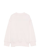Felpa per bambina Palm Angels Kids rosa con logo sul davanti F6PAJGSW033 042 PALM ANGELS KIDS 
