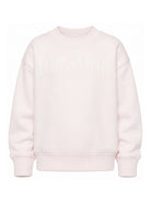 Felpa per bambina Palm Angels Kids rosa con logo sul davanti F6PAJGSW033 042 PALM ANGELS KIDS 