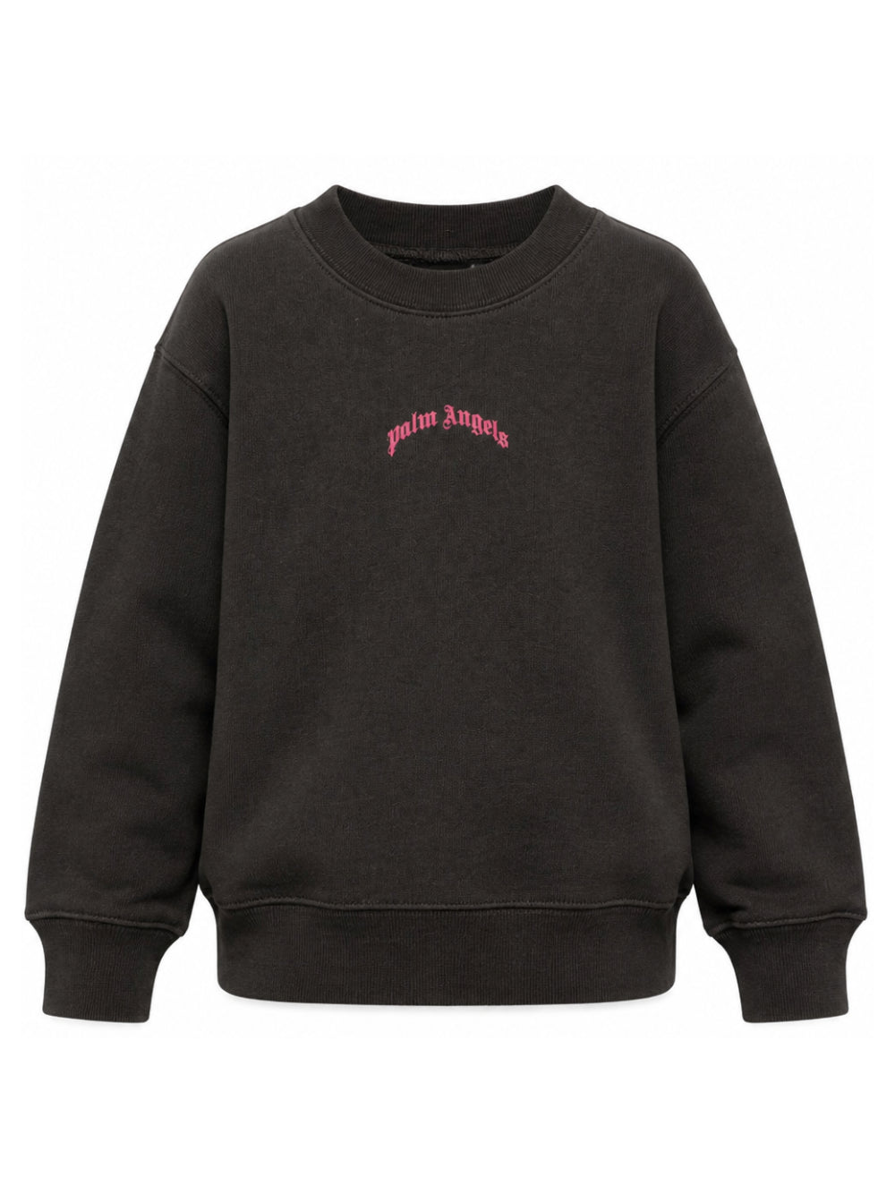 Felpa per bambina Palm Angels Kids grigia con logo sul davanti F6PAJGSW143 110 PALM ANGELS KIDS 