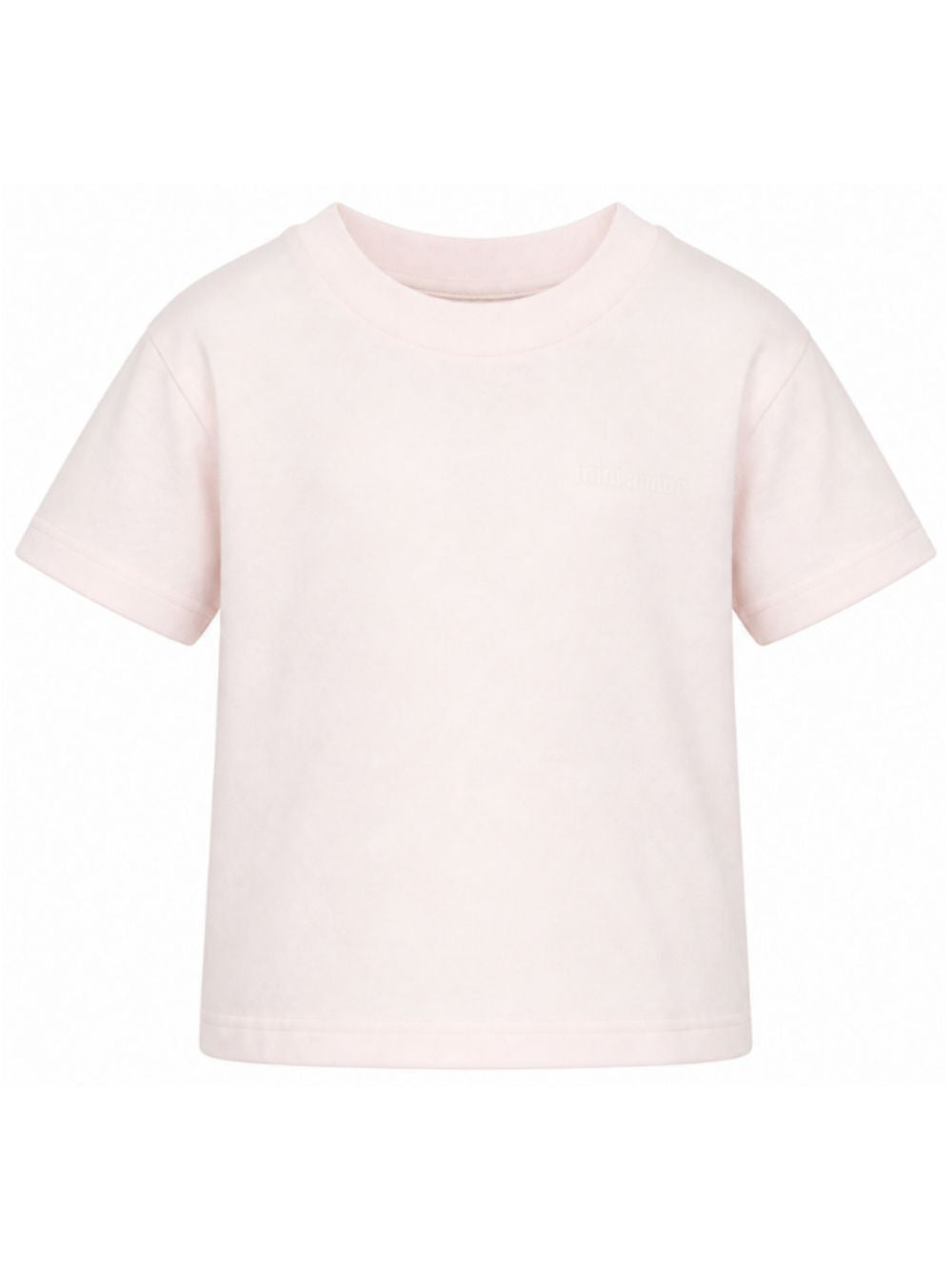 T-shirt per bambina Palm Angels Kids rosa con dettaglio logo F6PAJGTH034 042 PALM ANGELS KIDS 