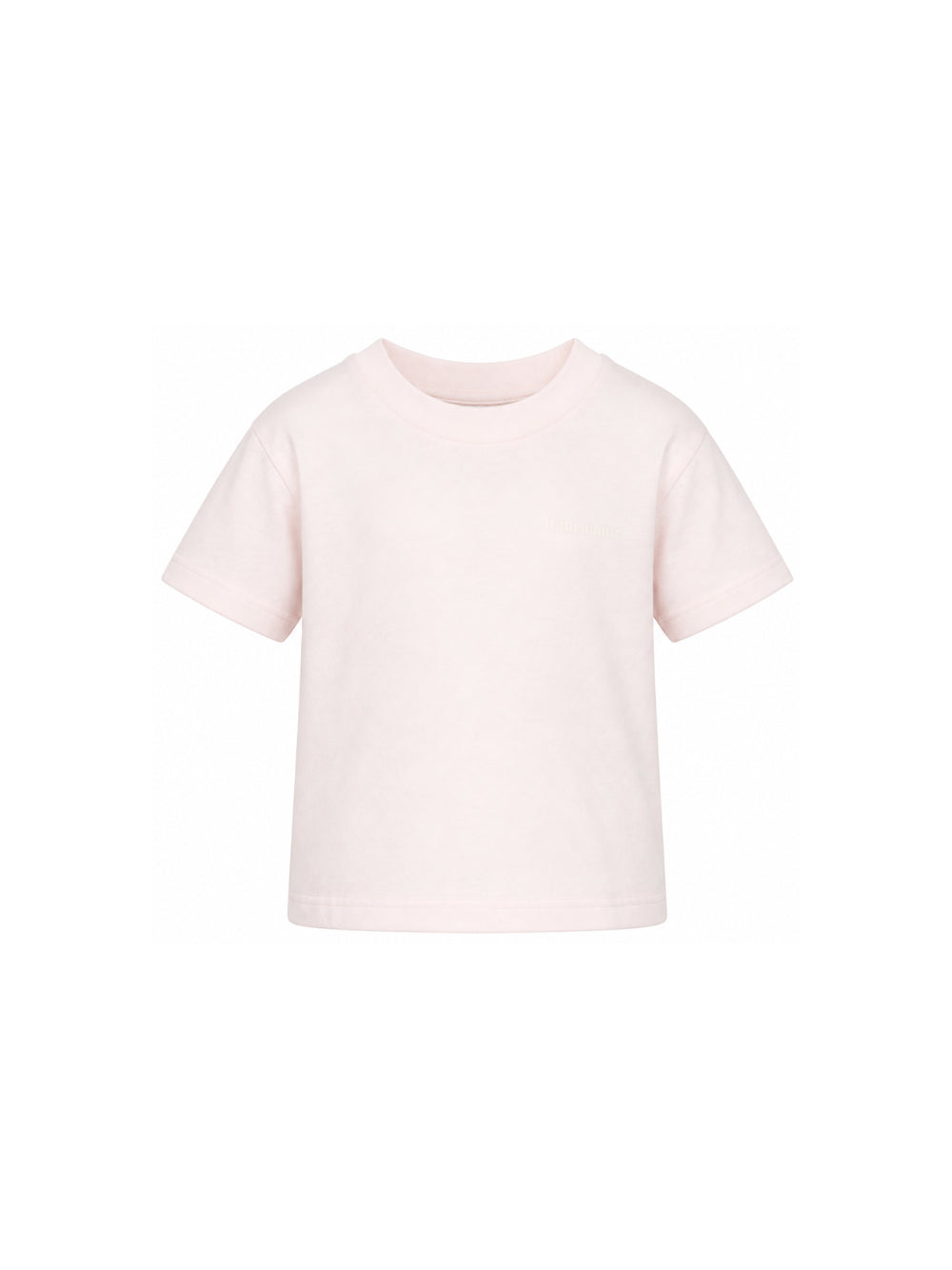 T-shirt per bambina Palm Angels Kids rosa con dettaglio logo F6PAJGTH034 042 PALM ANGELS KIDS 