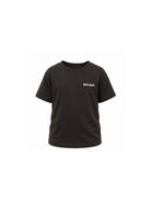 T-shirt per bambina Palm Angels Kids nera con dettaglio logo F6PAJGTH034 110 PALM ANGELS KIDS 