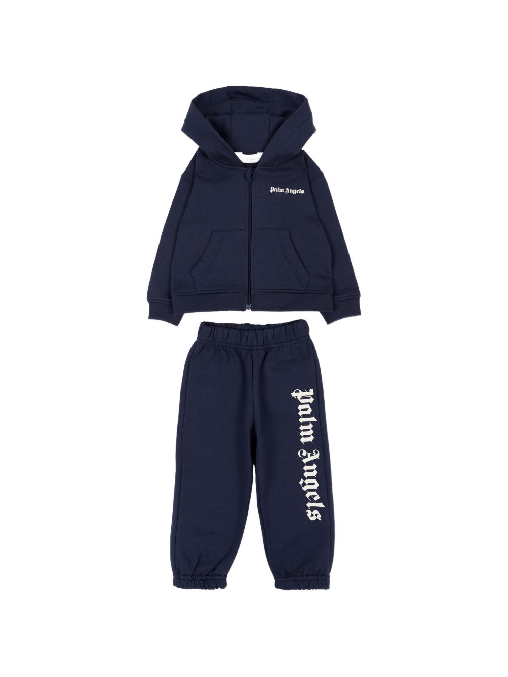 Tuta sportiva per neonato Palm Angels Kids blu con logo F6PANBTP180 1528 PALM ANGELS KIDS 