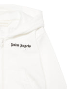 Tuta sportiva per neonato Palm Angels Kids bianca con logo F6PANBTP180 412 PALM ANGELS KIDS 