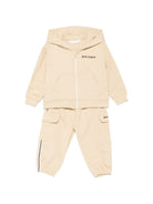 Completo sportivo per neonato Palm Angels Kids beige con cappuccio F6PANBTP202 015 PALM ANGELS KIDS 