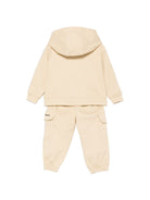 Completo sportivo per neonato Palm Angels Kids beige con cappuccio F6PANBTP202 015 PALM ANGELS KIDS 