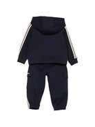 Completo sportivo per neonato Palm Angels Kids blu con cappuccio F6PANBTP202 1528 PALM ANGELS KIDS 