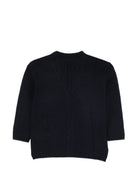 Cardigan per bambino Paolo Pecora Kids blu con scollo a V PP4396 BLU PAOLO PECORA KIDS 