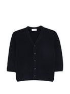 Cardigan per bambino Paolo Pecora Kids blu con scollo a V PP4396 BLU PAOLO PECORA KIDS 