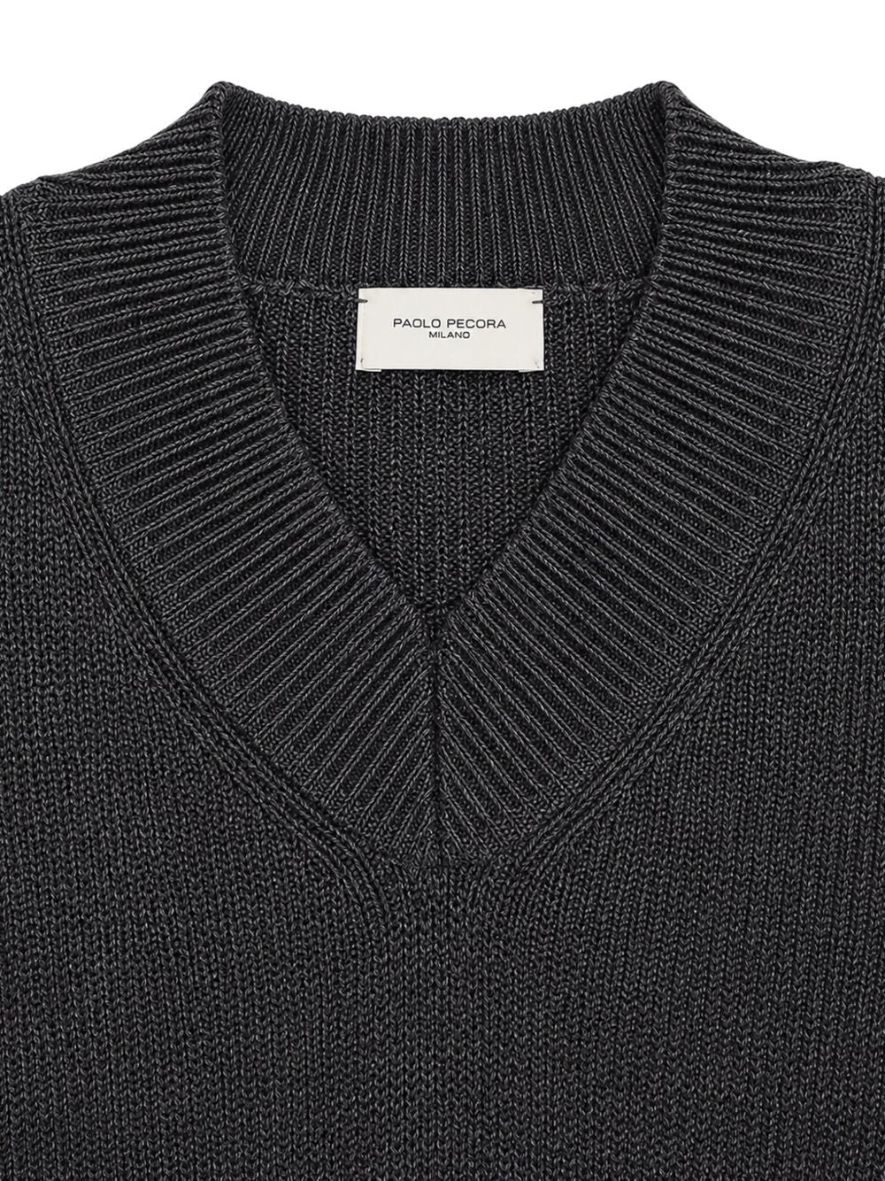 Gilet per bambino Paolo Pecora Kids grigio con trama a coste PP4401 GRIGM PAOLO PECORA KIDS 