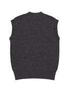 Gilet per bambino Paolo Pecora Kids grigio con trama a coste PP4401 GRIGM PAOLO PECORA KIDS 