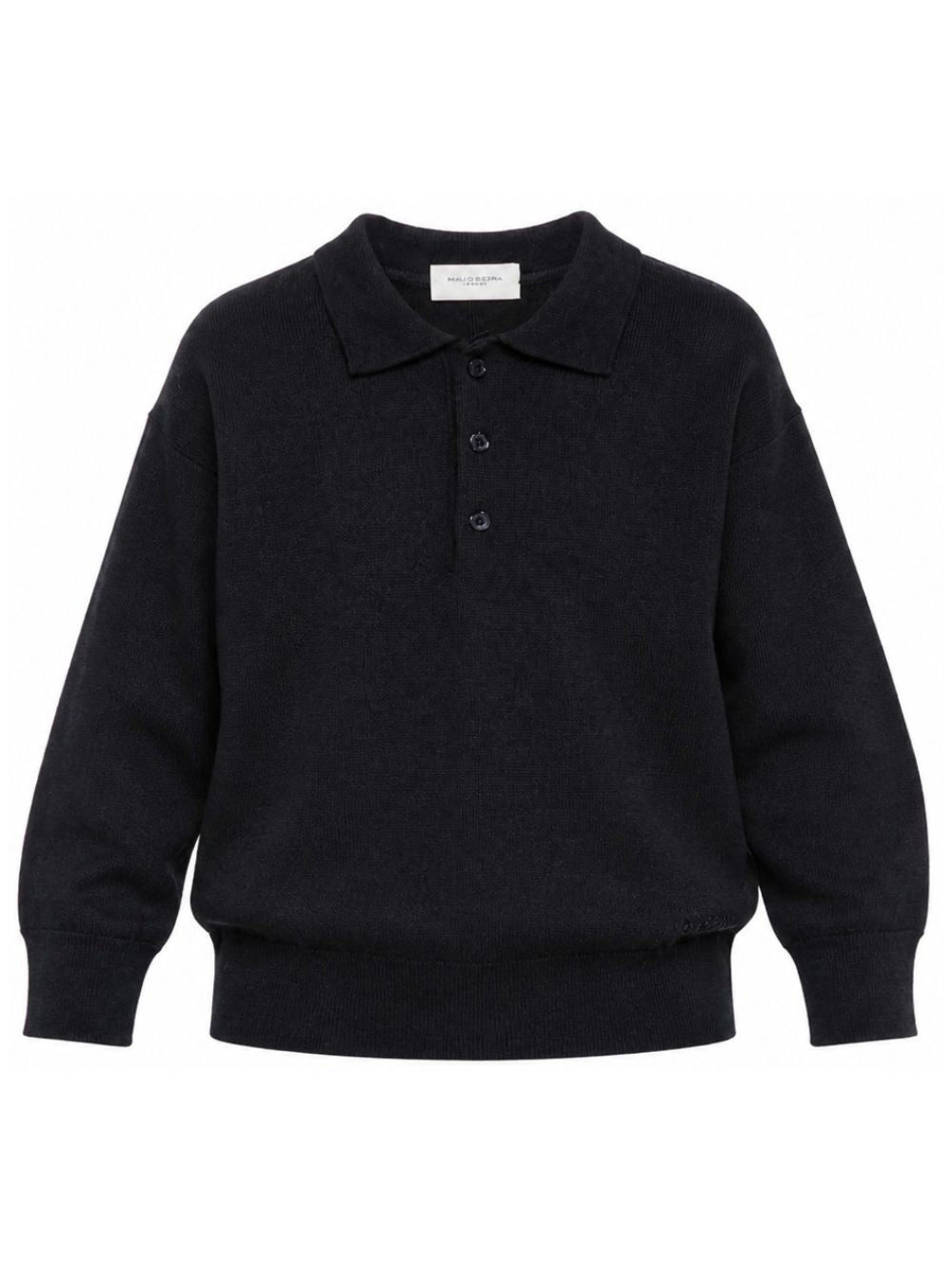 Maglione per bambino Paolo Pecora Kids blu con colletto stile polo PP4404 BLU PAOLO PECORA KIDS 