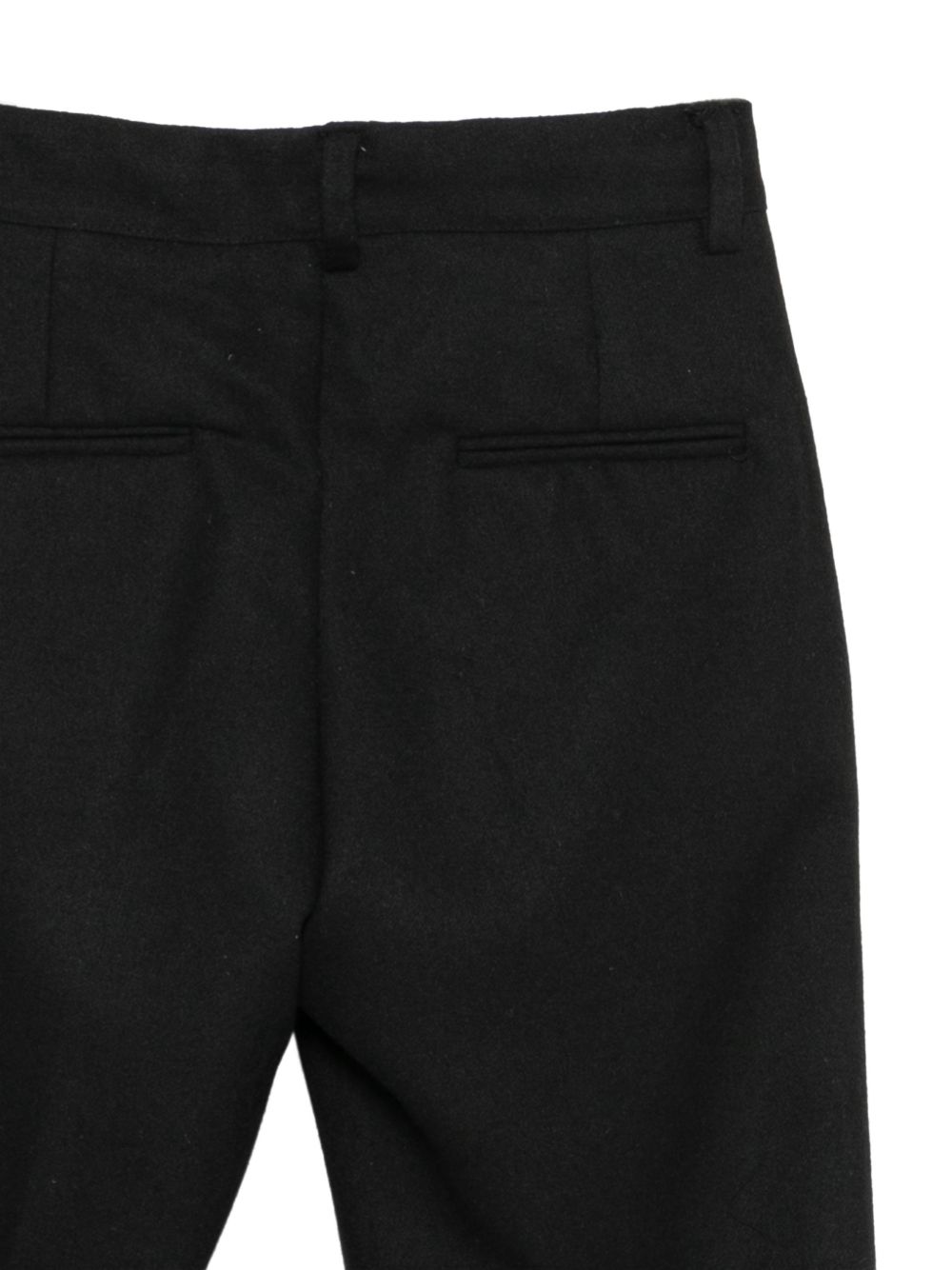 Pantaloni per bambino Paolo Pecora Kids neri con dettagli a pieghe PP4422 NERO PAOLO PECORA KIDS 