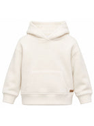 Felpa per bambino Paolo Pecora Kids bianca con texture in pile PP4431 LATTE PAOLO PECORA KIDS 