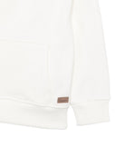 Felpa per bambino Paolo Pecora Kids bianco con tasca a marsupio PP4432 LATTE PAOLO PECORA KIDS 