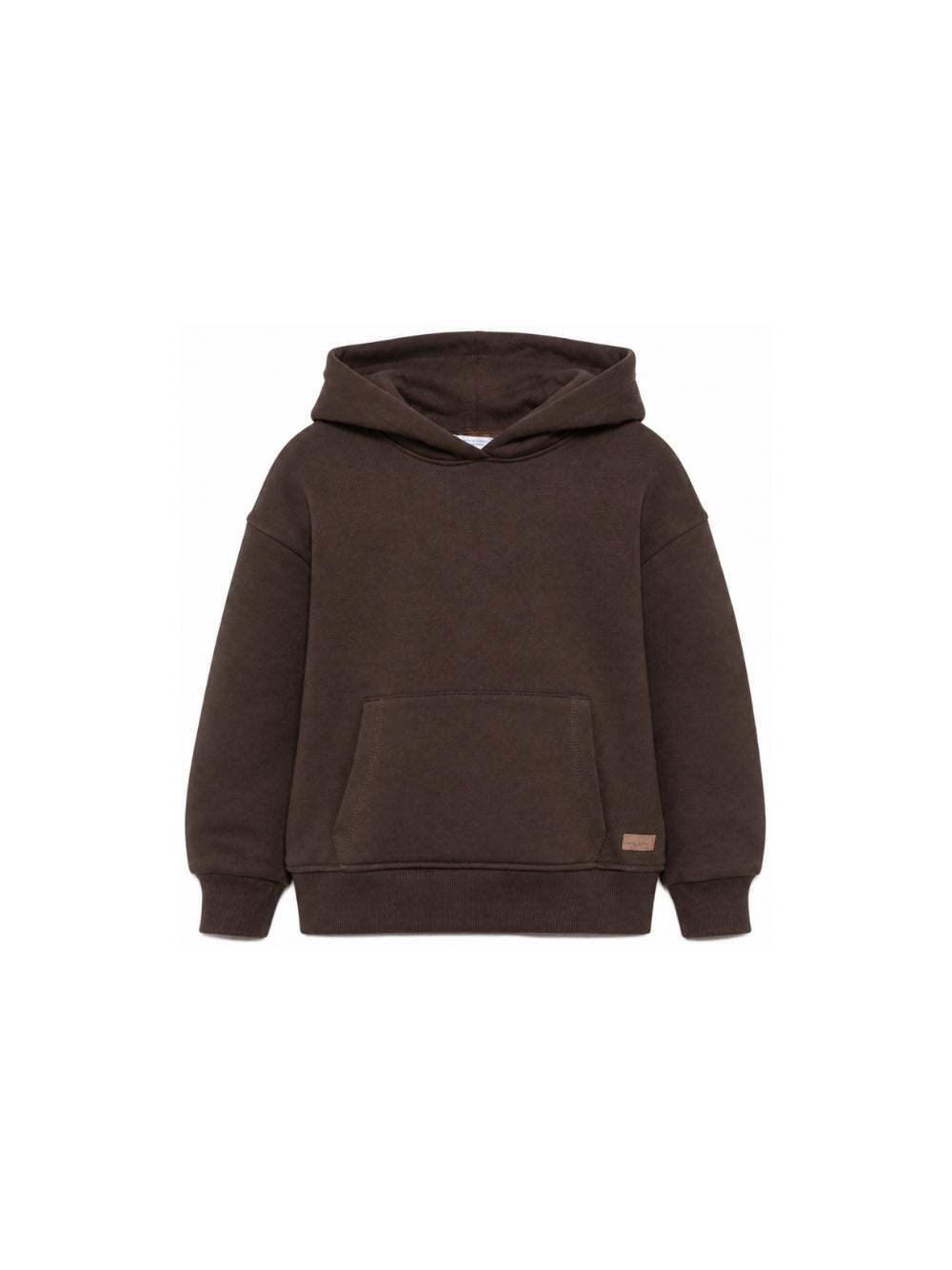 Felpa per bambino Paolo Pecora Kids marrone con tasca a marsupio PP4432 WENGH PAOLO PECORA KIDS 