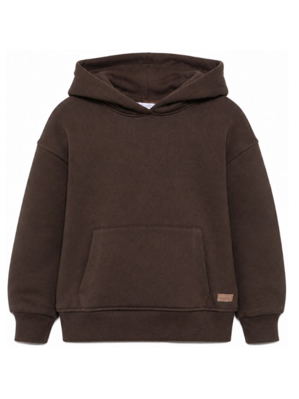 Felpa per bambino Paolo Pecora Kids marrone con tasca a marsupio PP4432 WENGH PAOLO PECORA KIDS 