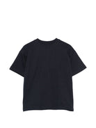 T-shirt per bambino Paolo Pecora Kids blu con cucitura sul retro PP4443 BLU PAOLO PECORA KIDS 