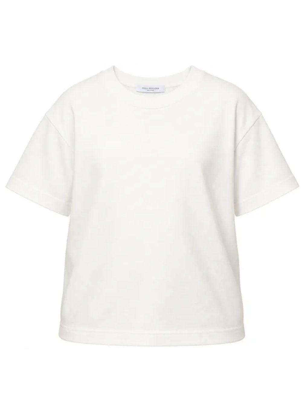 T-shirt per bambino Paolo Pecora Kids bianca con cucitura sul retro PP4443 LATTE PAOLO PECORA KIDS 