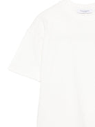 T-shirt per bambino Paolo Pecora Kids bianca con cucitura sul retro PP4443 LATTE PAOLO PECORA KIDS 