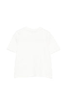 T-shirt per bambino Paolo Pecora Kids bianca con cucitura sul retro PP4443 LATTE PAOLO PECORA KIDS 