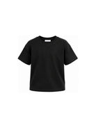 T-shirt per bambino Paolo Pecora Kids nera con cucitura sul retro PP4443 NERO PAOLO PECORA KIDS 