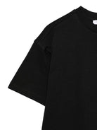 T-shirt per bambino Paolo Pecora Kids nera con cucitura sul retro PP4443 NERO PAOLO PECORA KIDS 