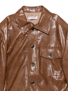 Giubbino per bambino Paolo Pecora Kids marrone con chiusura a bottoni PP4463 CAMME PAOLO PECORA KIDS 