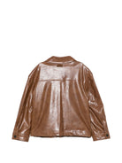 Giubbino per bambino Paolo Pecora Kids marrone con chiusura a bottoni PP4463 CAMME PAOLO PECORA KIDS 