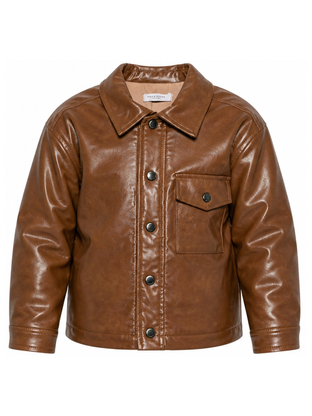 Giubbino per bambino Paolo Pecora Kids marrone con chiusura a bottoni PP4463 CAMME PAOLO PECORA KIDS 
